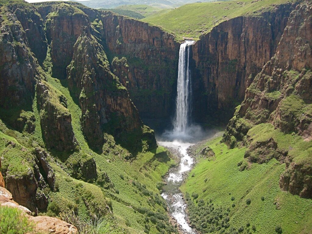 Maletsunyane Falls on the Maletsunyane